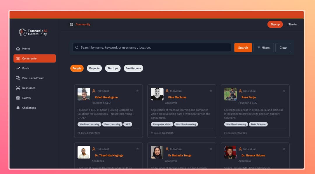 Tanzania AI Community